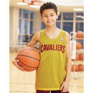 A115LY Alleson Athletic Youth NBA Logo'd Reversible Jersey