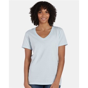 GDH125 ComfortWash by Hanes Garment-Dyed Women's V-Neck T-Shirt