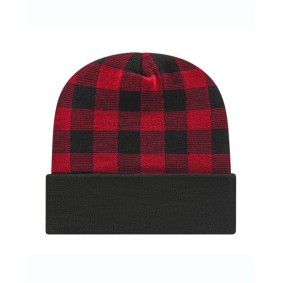 RKP12 CAP AMERICA USA-Made Plaid Beanie
