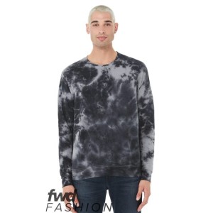 3945RD BELLA  CANVAS FWD Fashion Tie-Dyed Crewneck Sweatshirt