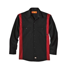 5524T Dickies Industrial Colorblocked Long Sleeve Shirt - Tall Sizes