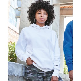 Reverse Weave Pullover Hood
