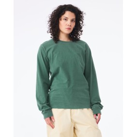 Unisex Heavyweight Garment Dye Long Sleeve Tee