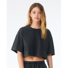 Women's Garment Dyed Cropped Tee