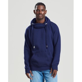 Cross Neck Hoodie