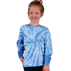 Youth Spider Tie Dye Long Sleeve T-Shirt