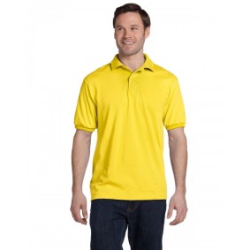 054 Hanes Adult EcoSmart Jersey Knit Polo