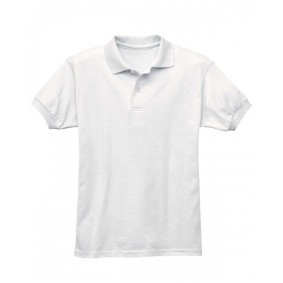 054Y Hanes Youth EcoSmart Jersey Knit Polo