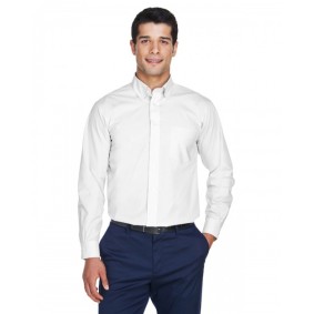 D620T Devon & Jones Men's Crown Collection® Tall Solid Broadcloth Woven Shirt